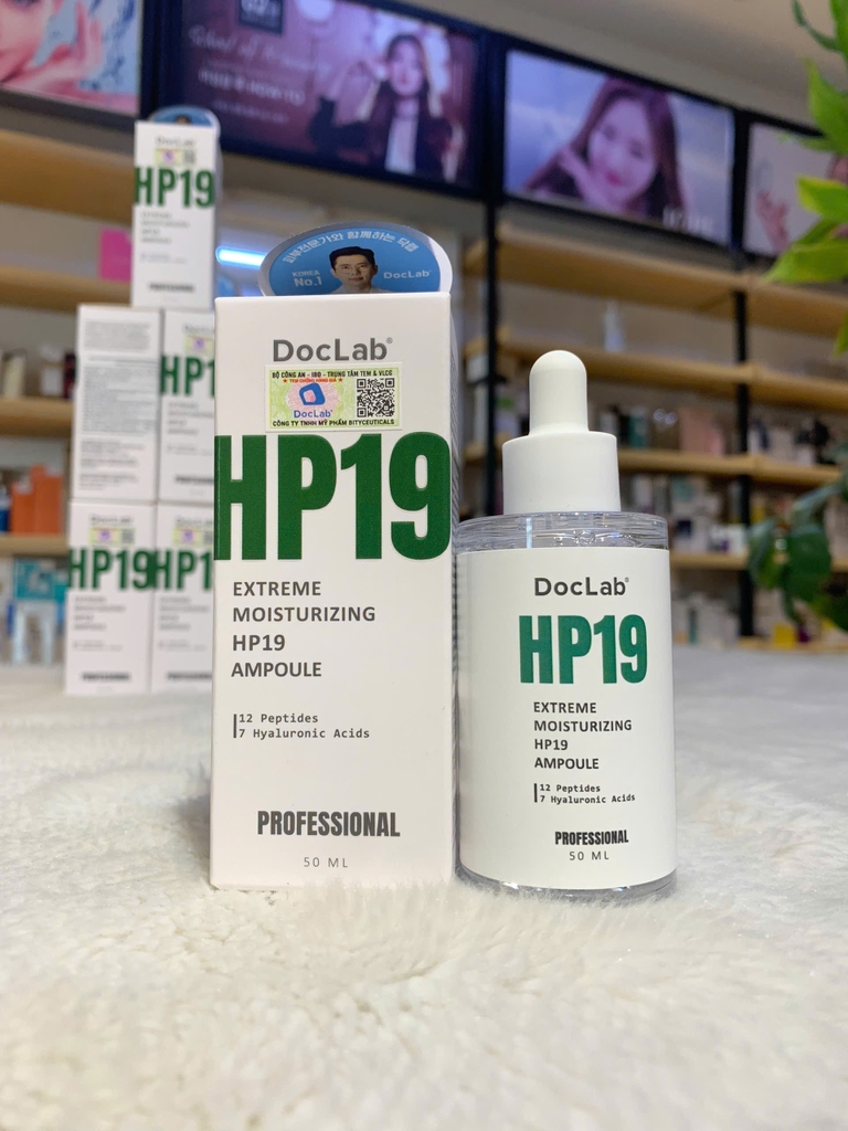 Serum cấp ẩm đa tầng, tái tạo, phục hồi da HP19 Extreme Moisturizing HP19 Ampoule Doclab 50ml