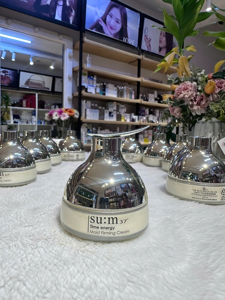 Kem dưỡng ẩm phục hồi làm sáng da mịn Su:m37 Time Energy Moist Firming Cream