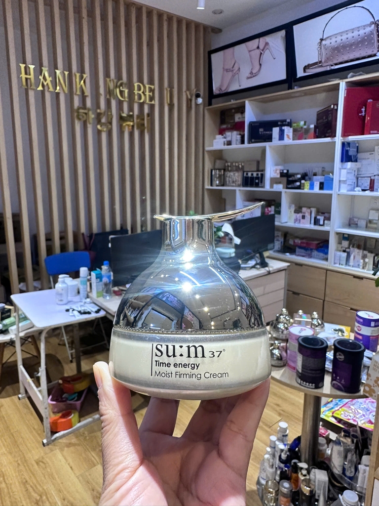 Kem dưỡng ẩm phục hồi làm sáng da mịn Su:m37 Time Energy Moist Firming Cream