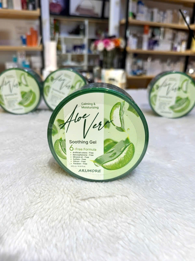 Gel Dưỡng Ẩm Chiết Xuất Lô Hội Arumore Calming And Moisturizing Aloe Vera Purity 99% Soothing Gel