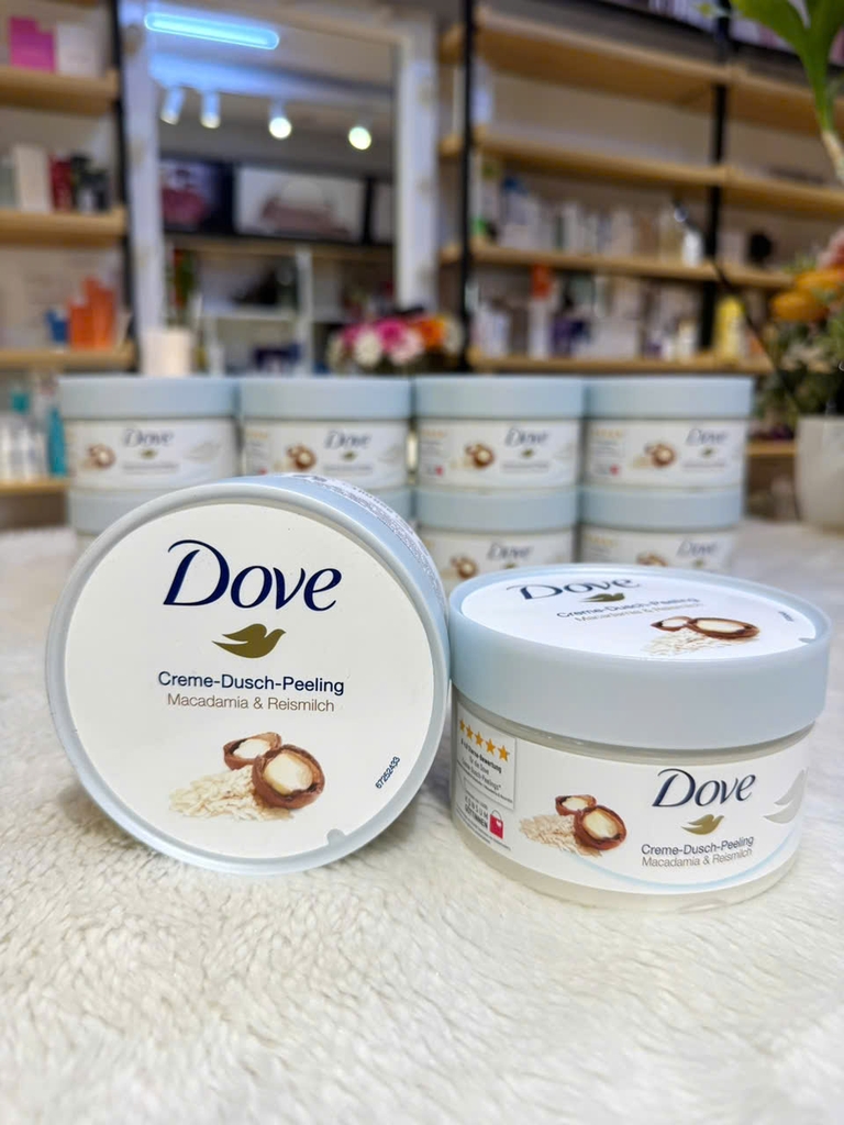 Kem Tẩy Tế Bào Chết Toàn Thân Dove Exfoliating Body Polish 225ml ( Bản Đức )