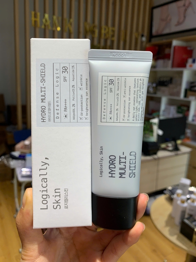 Kem chống nắng dược mỹ phẩm Logically, Skin Hydro Multi-Shield không nâng tone SPF30+PA++++