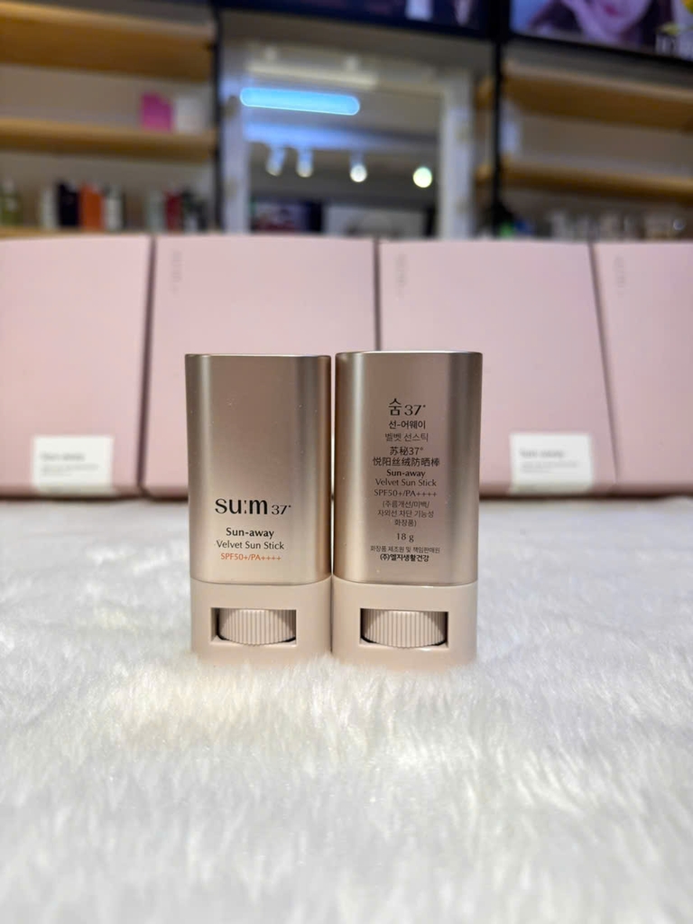 Chống nắng dạng thỏi dưỡng trắng cải thiện nếp nhăn Su:m37 Sun-away Velvet Sun Stick SPF50+/PA++++ 18g