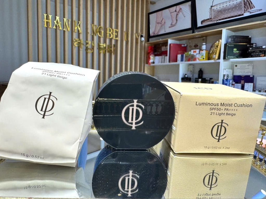 Phấn Nước dưỡng trắng da che phủ khuyết điểm Incellderm 4D lustre cushion