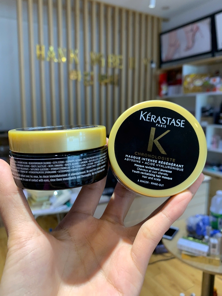 Kem Ủ Tóc Bóng Gấp 6 Lần, Phục Hồi Tóc Khoẻ Kérastase Chronologiste Regeneration Mask 75ml