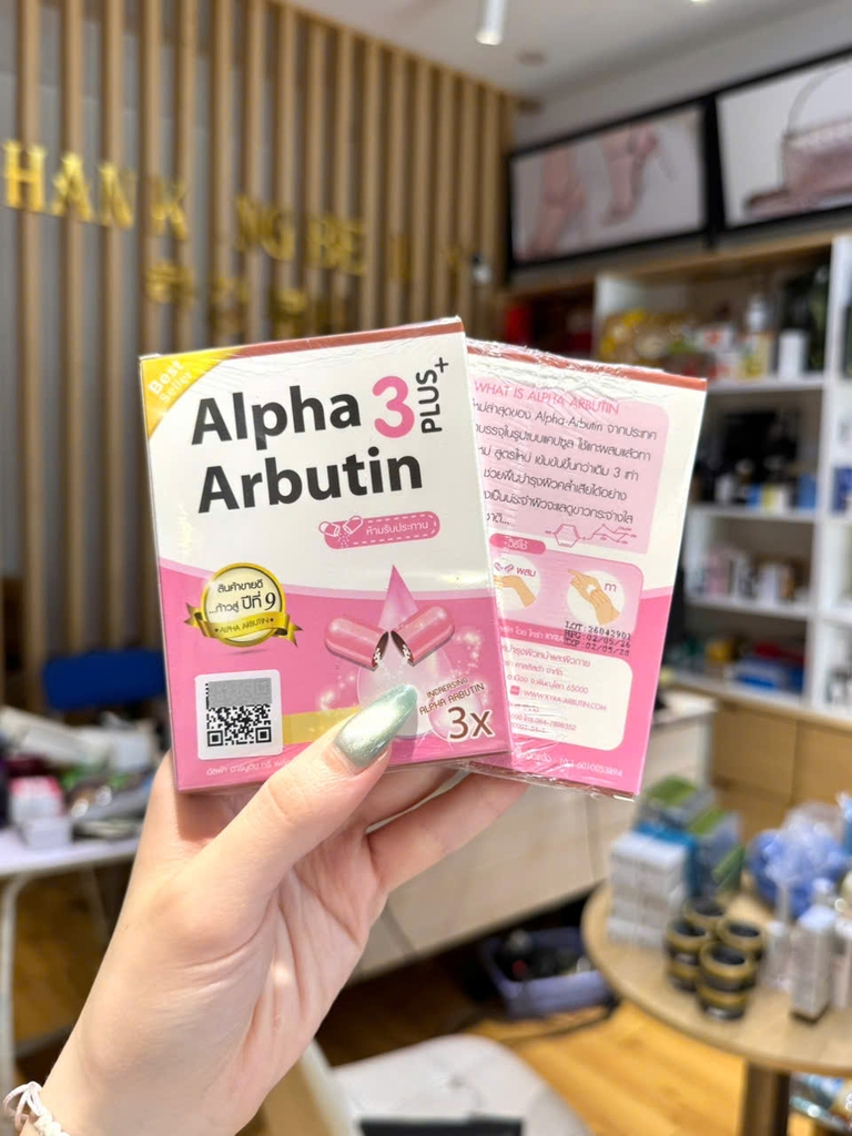 Viên Kích Trắng Toàn Thân Alpha Arbutin 3 Plus Thái Lan - Dưỡng Da Sáng Hồng Từ Bên Trong