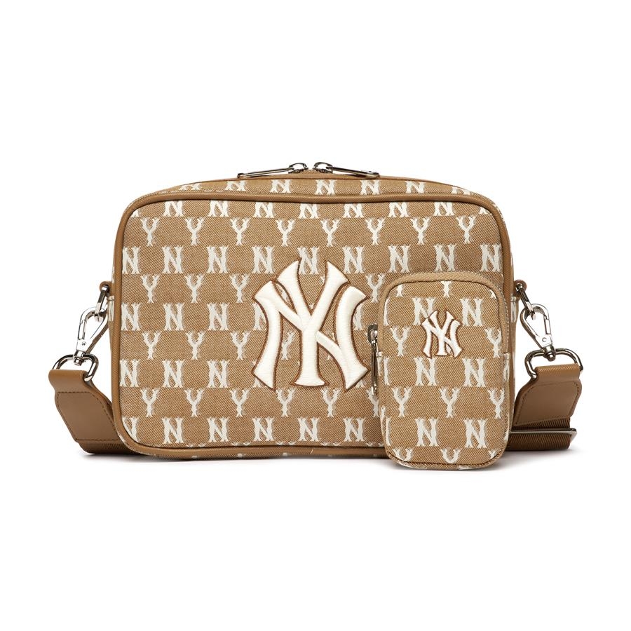 Minhshopvn  Túi MLB Monogram Nylon Jacquard Mini Crossbody Bag New York  Yankees 3acrs011n 50bks  O 