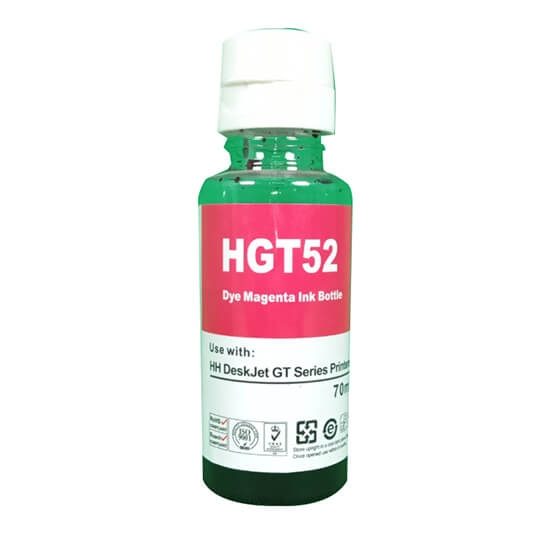 Lọ mực in phun màu xanh, đỏ, vàng HP GT52 (70ml)