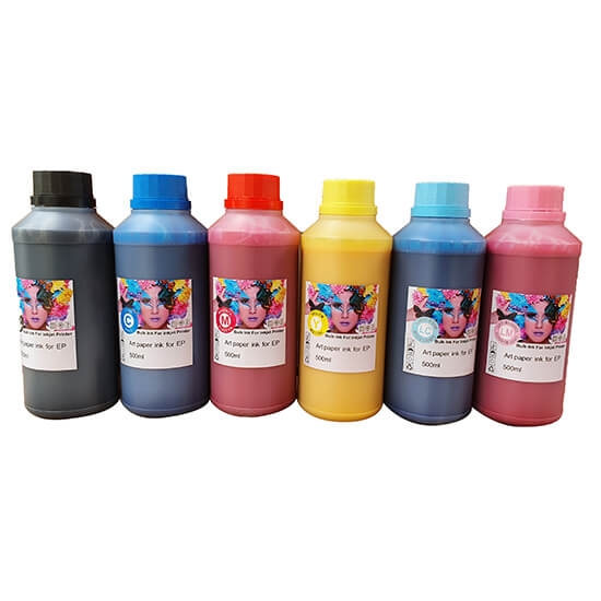 Lọ mực in phun EPSON  ( in trên giấy cuser không phai 500ml )