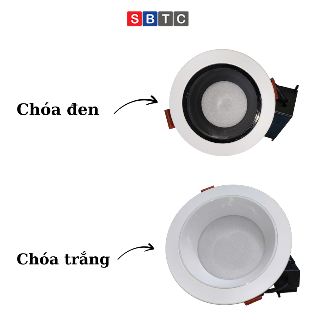 Đèn Led âm trần downlight chống chói góc chiếu 90 độ CRI>90 10w/15w/20w