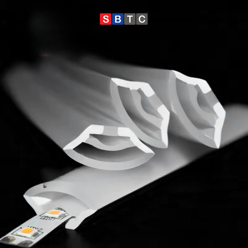 Silicon Định Hình V Góc 20x14mm Dành Cho Led < 6mm