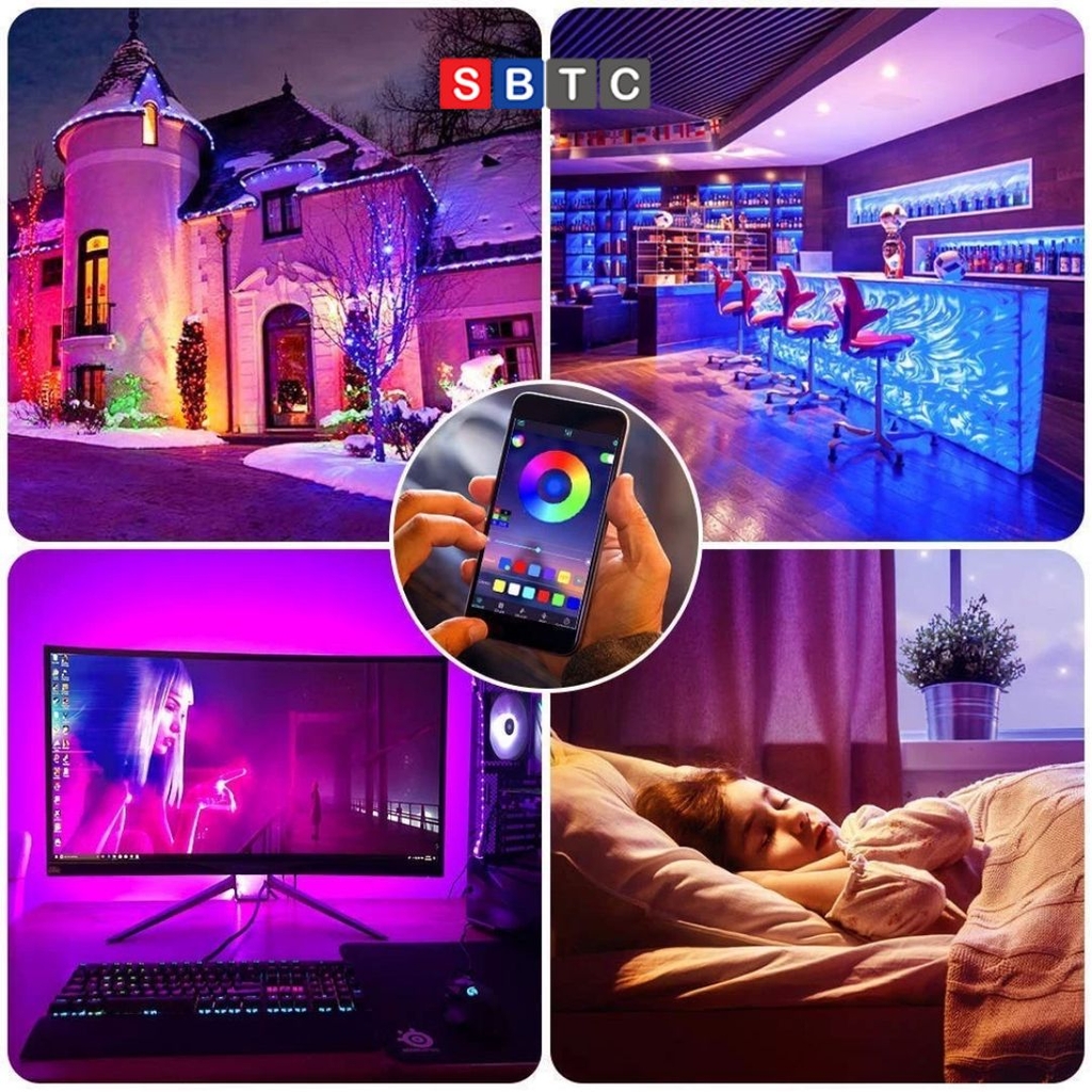 Led Dán RGB 160Led 12V Full Màu Hỏng Mắt Led Vẫn Chạy
