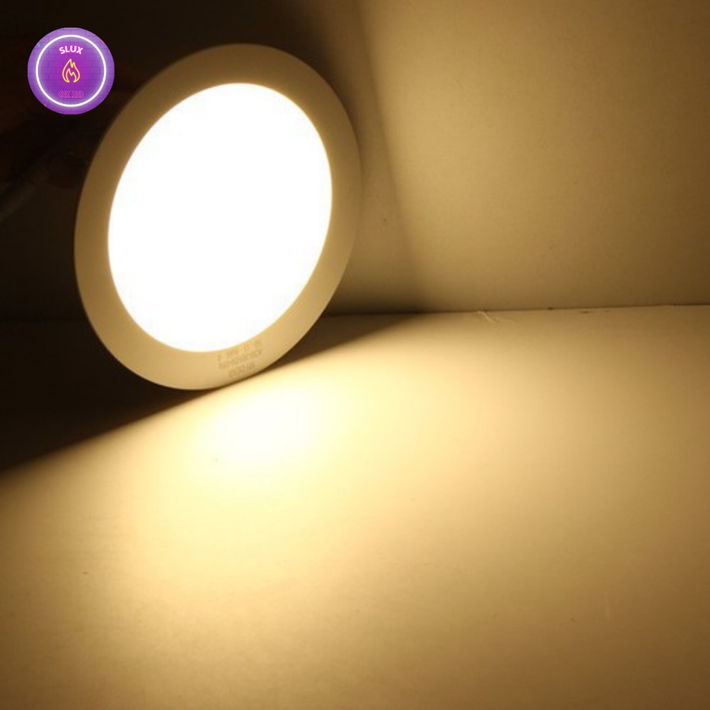 Đèn Âm Trần Downlight 9W Viền Vàng/BẠC Đế Nhôm Cao Cấp Đèn Led Âm Trần Đế Nhôm Chịu Nhiệt