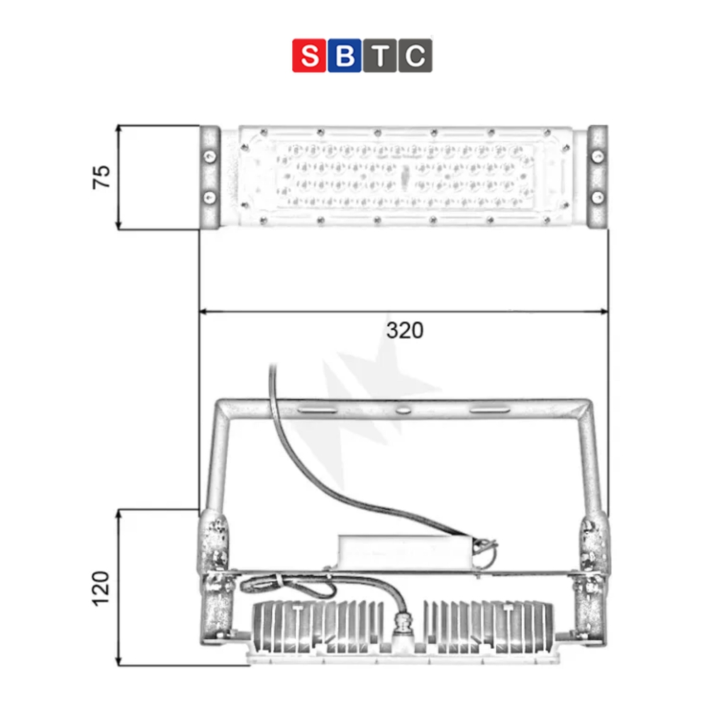 Đèn Pha LED Module Công suất 50W
