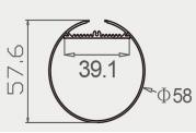 Led thanh nhôm O40-O120