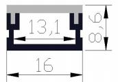 Led thanh nhôm U1609