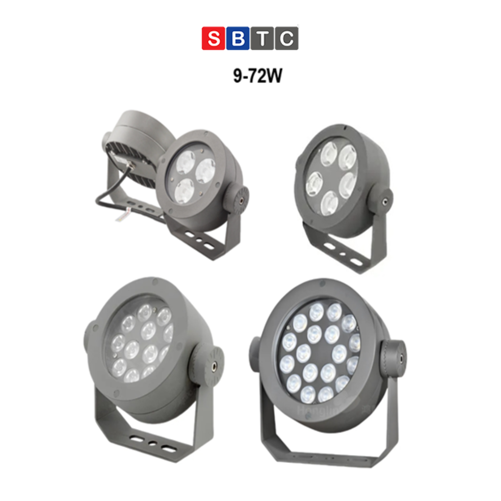 ĐÈN RỌI CỘT THẤU KÍNH 4 ĐỘ TRÒN SP06