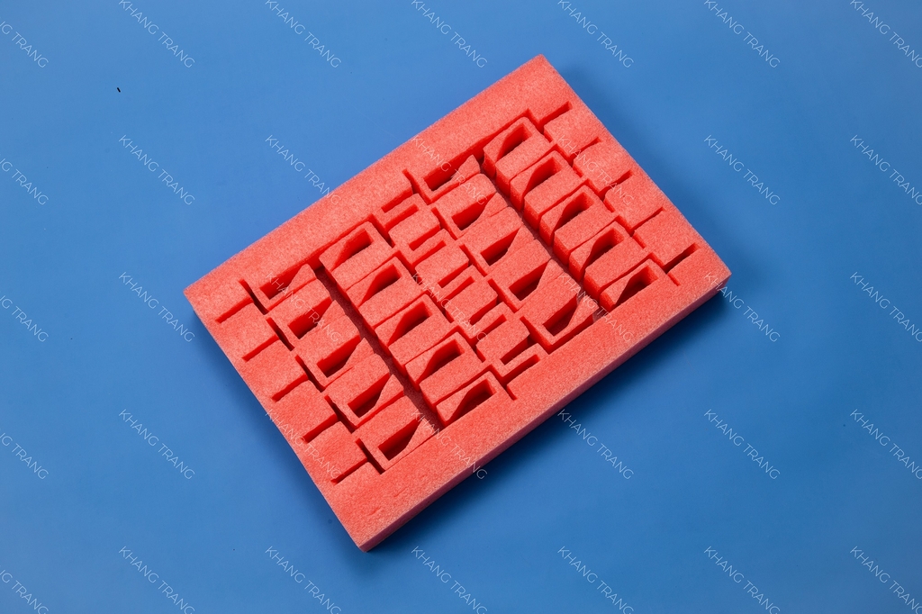 Xốp PE Foam định hình dạng tấm linh kiện điện tử