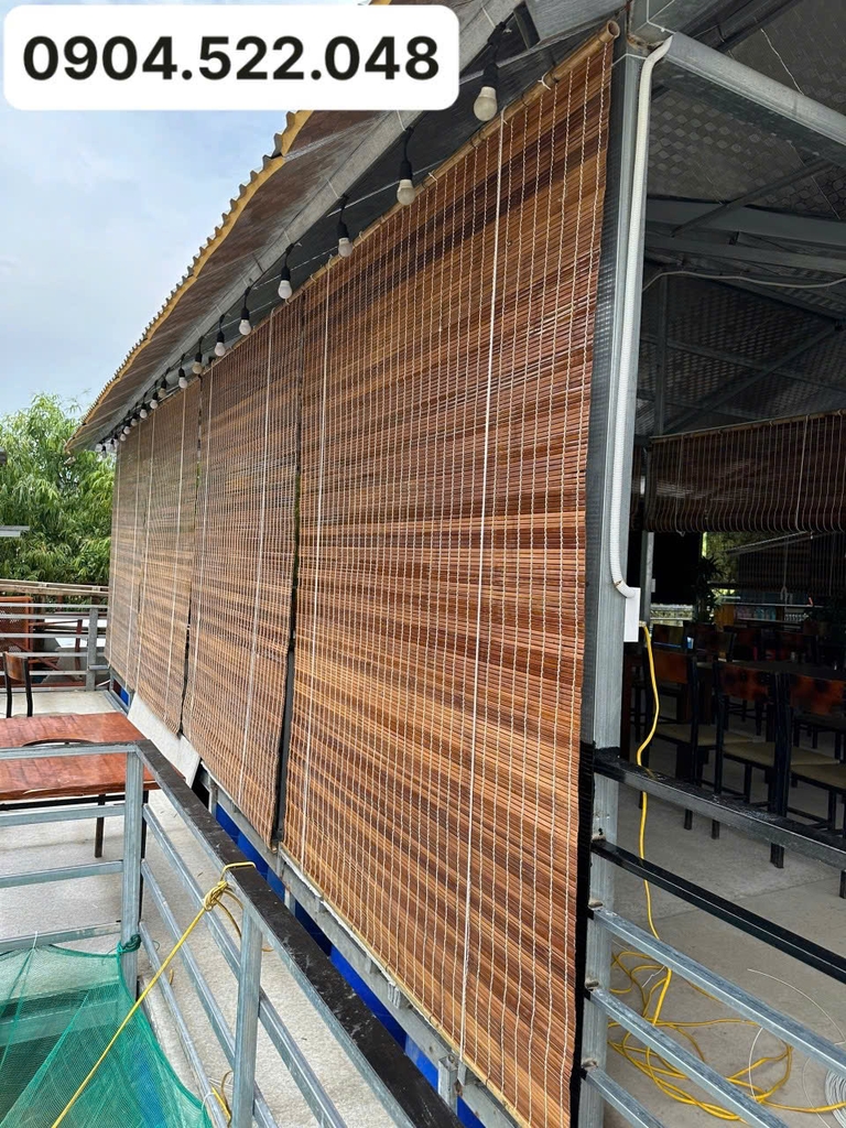 Mành tre trúc che nắng nhà hàng