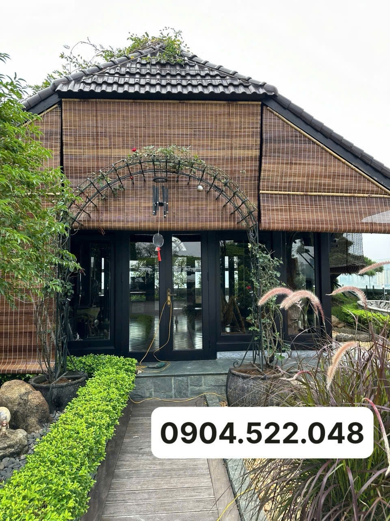 Mành tre trúc che nắng nhà hàng