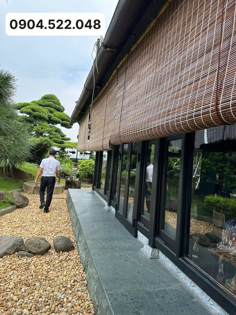 Mành tre trúc che nắng nhà hàng