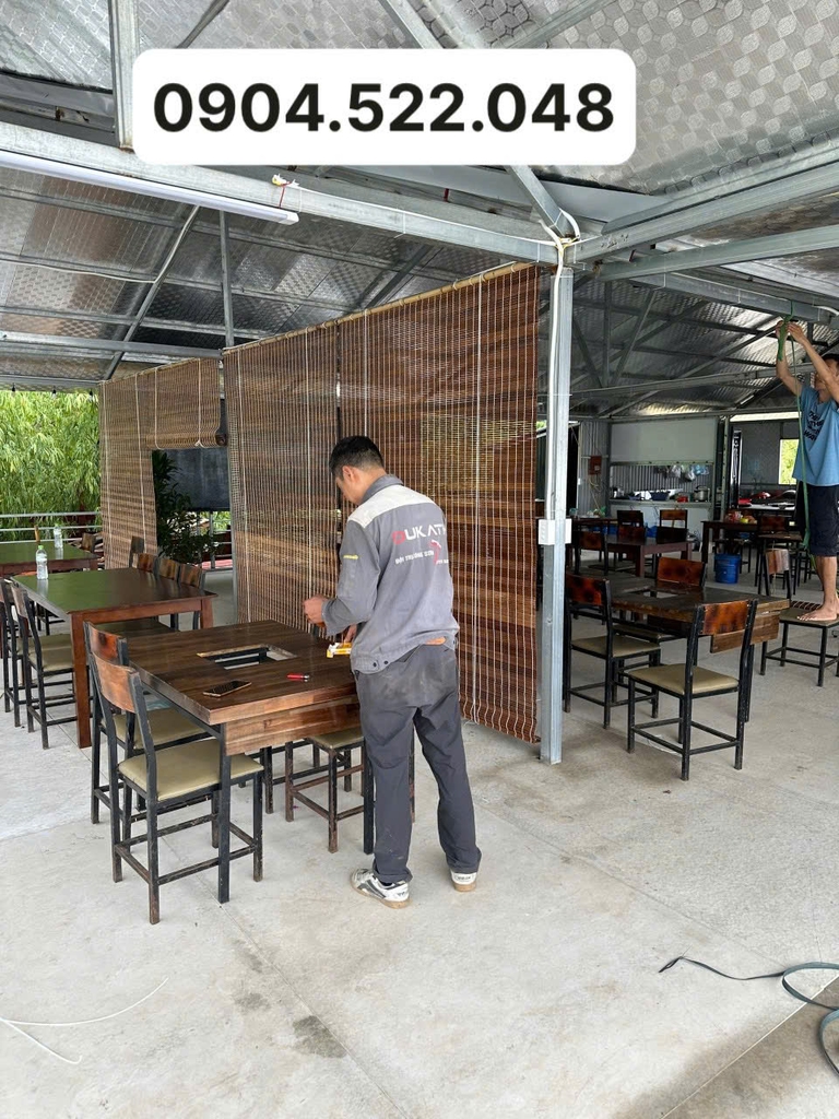 Mành tre trúc che nắng nhà hàng