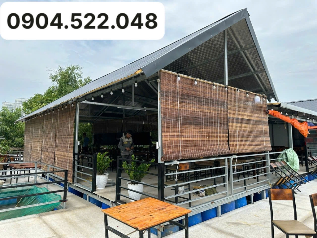 Mành tre trúc che nắng nhà hàng