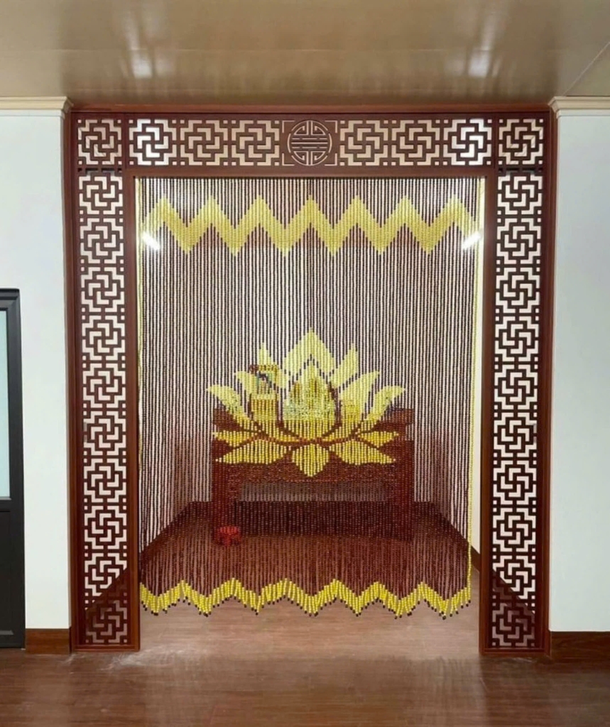 Mành hạt gỗ