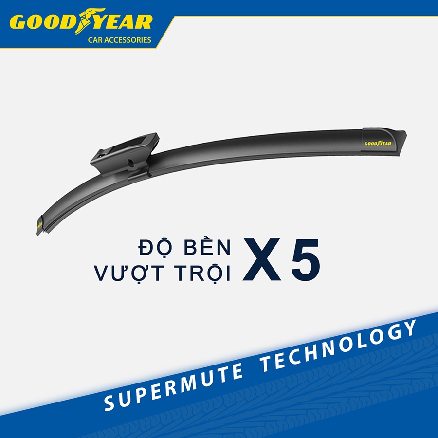 Gạt Mưa Xe Toyota Camry 2019 GOODYEAR Siêu Êm Không Rít Size Chuẩn