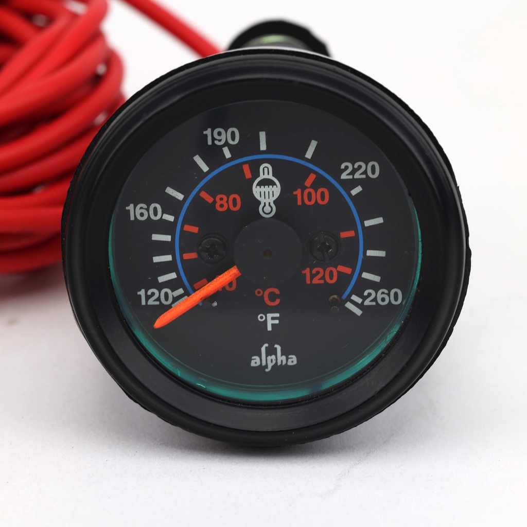 Đồng Hồ Đo Nhiệt Độ Nước Làm Mát VIAIR Alpha 300198 Dây 4m - Nhập Khẩu Chính Hãng