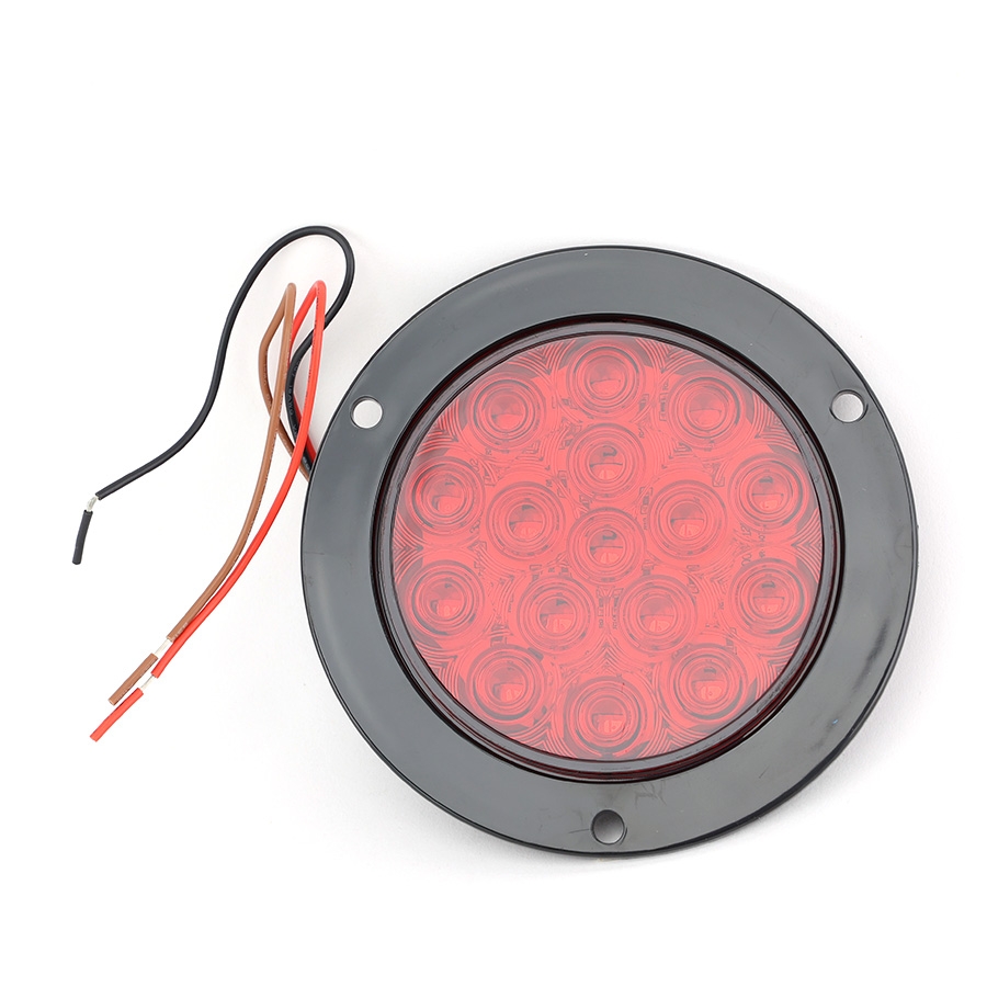 Combo 2 Đèn Led Tròn Siêu Mỏng Viền Xi VI-021 Trắng, Vàng, Đỏ ₵ 140*45mm 12V/24V