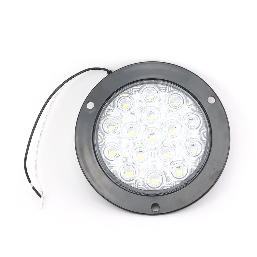 Combo 2 Đèn Led Tròn Siêu Mỏng Viền Xi VI-021 Trắng, Vàng, Đỏ ₵ 140*45mm 12V/24V