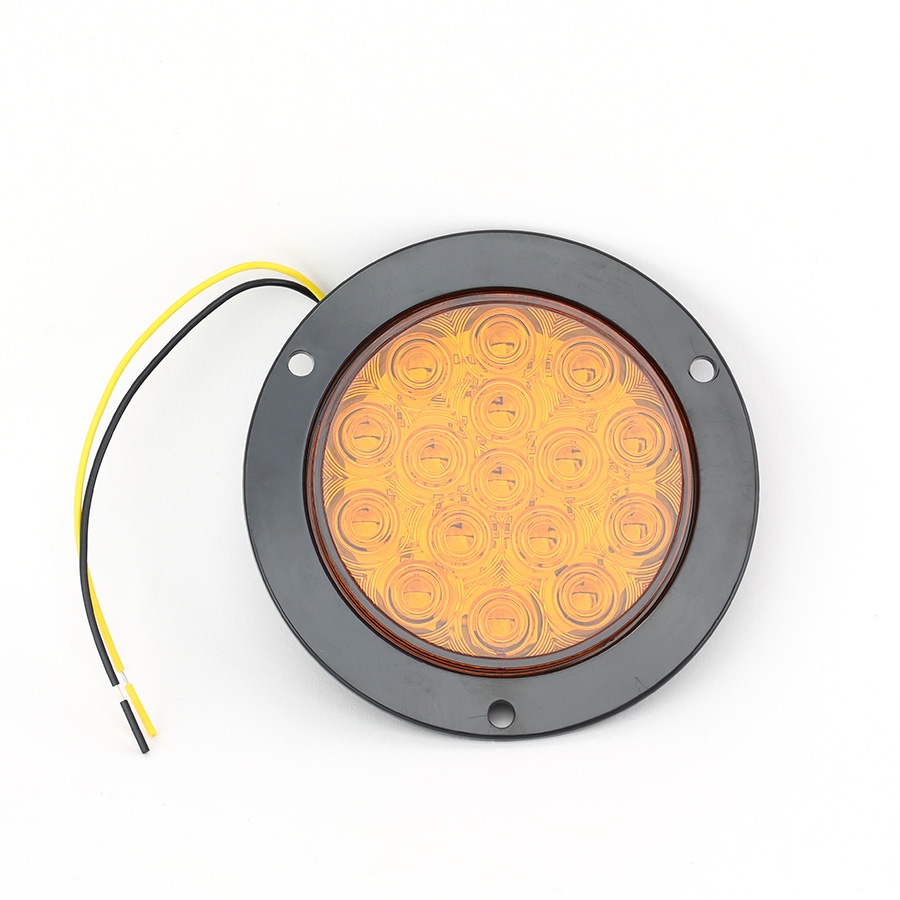 Combo 2 Đèn Led Tròn Siêu Mỏng Viền Xi VI-021 Trắng, Vàng, Đỏ ₵ 140*45mm 12V/24V
