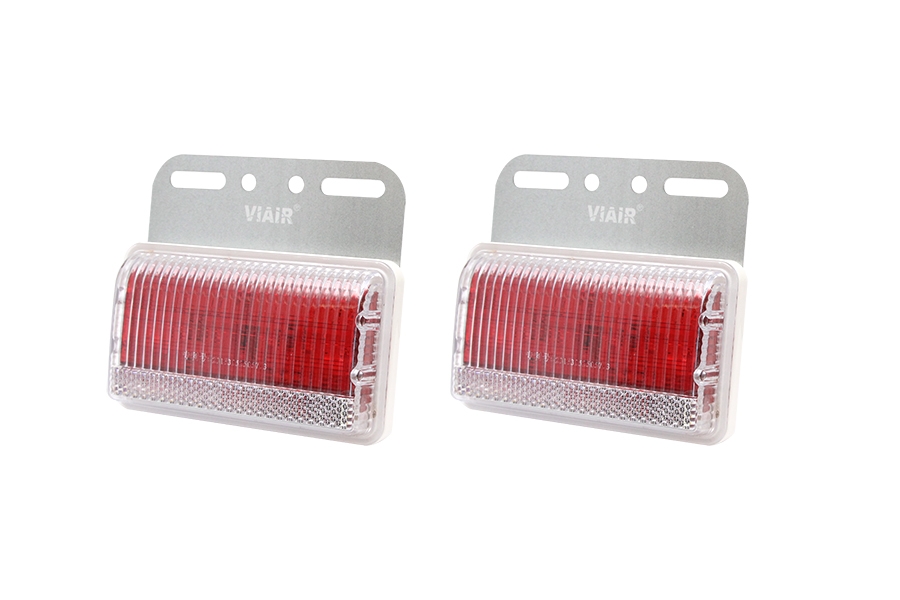 Combo 2 Đèn Hông Xe Tải - Xe Ô Tô Chữ Nhật Lớn VIAIR VI-101 115*100*25mm 12V/24V
