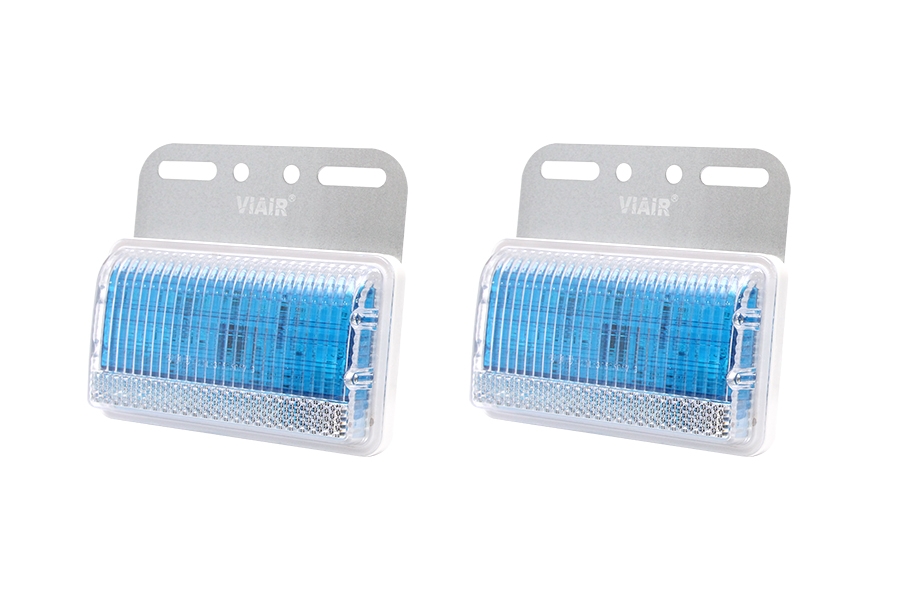 Combo 2 Đèn Hông Xe Tải - Xe Ô Tô Chữ Nhật Lớn VIAIR VI-101 115*100*25mm 12V/24V