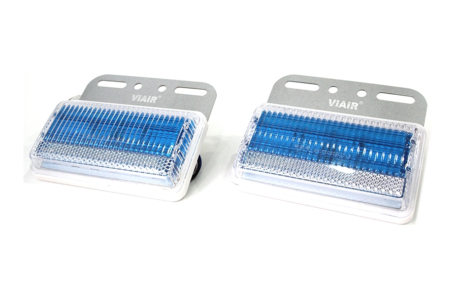 Combo 2 Đèn Hông Xe Tải - Xe Ô Tô Chữ Nhật Lớn VIAIR VI-101 115*100*25mm 12V/24V