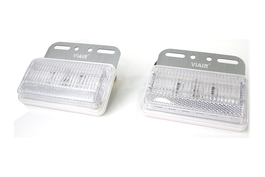 Combo 2 Đèn Hông Xe Tải - Xe Ô Tô Chữ Nhật Lớn VIAIR VI-101 115*100*25mm 12V/24V