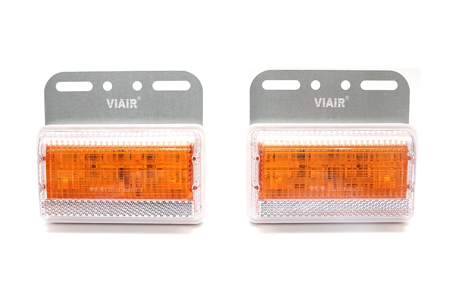 Combo 2 Đèn Hông Xe Tải - Xe Ô Tô Chữ Nhật Lớn VIAIR VI-101 115*100*25mm 12V/24V