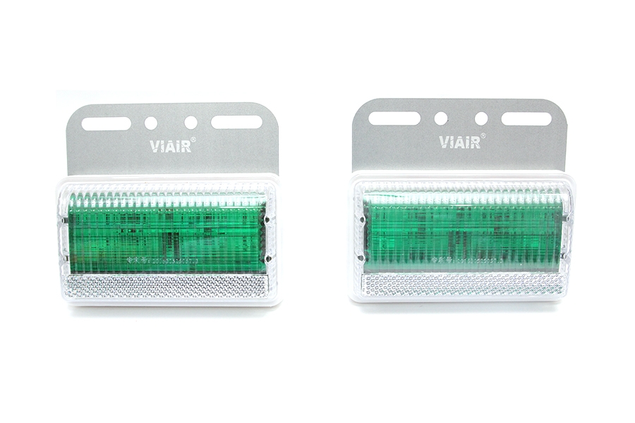 Combo 2 Đèn Hông Xe Tải - Xe Ô Tô Chữ Nhật Lớn VIAIR VI-101 115*100*25mm 12V/24V