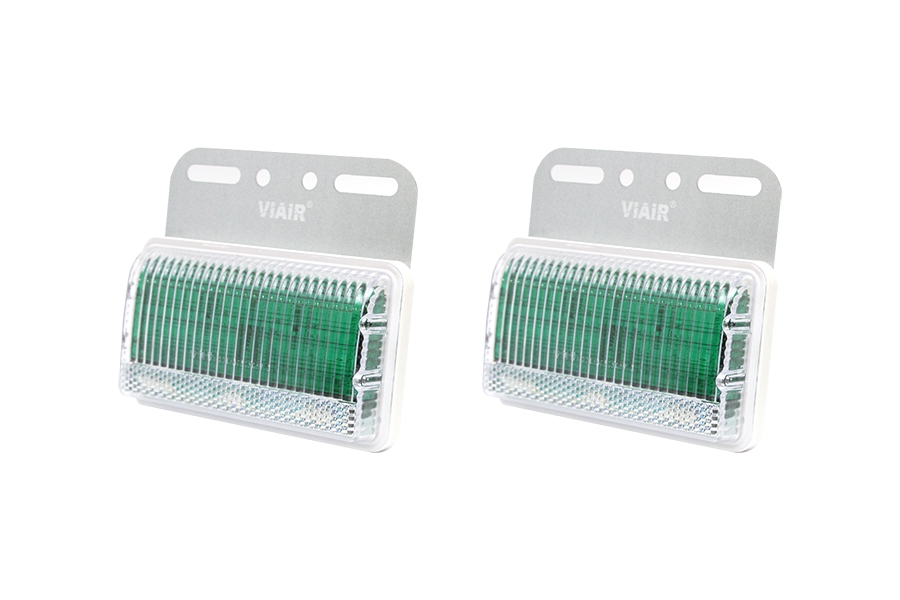 Combo 2 Đèn Hông Xe Tải - Xe Ô Tô Chữ Nhật Lớn VIAIR VI-101 115*100*25mm 12V/24V
