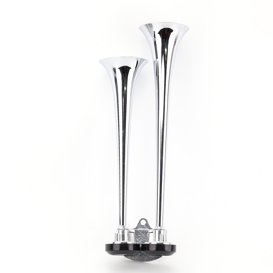 Kèn Sinh Hơi 2 Loa 38,5*33CM 12V/24V VIAIR VI-A17, Kèn Hơi Xe Tải, Ô Tô