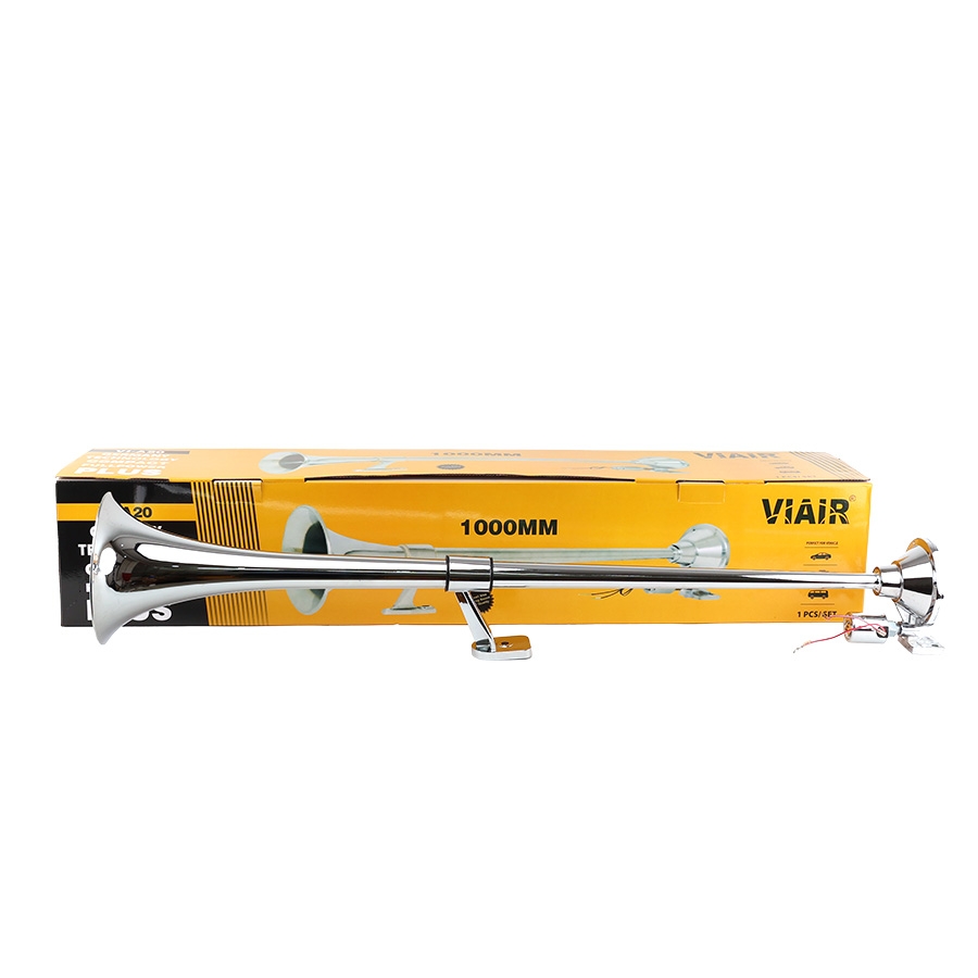 Kèn SInh Hơi 1 Loa Dài 64CM -74CM-100CM 12V/24V VIAIR VI-A20, Còi Hơi Xe Tải