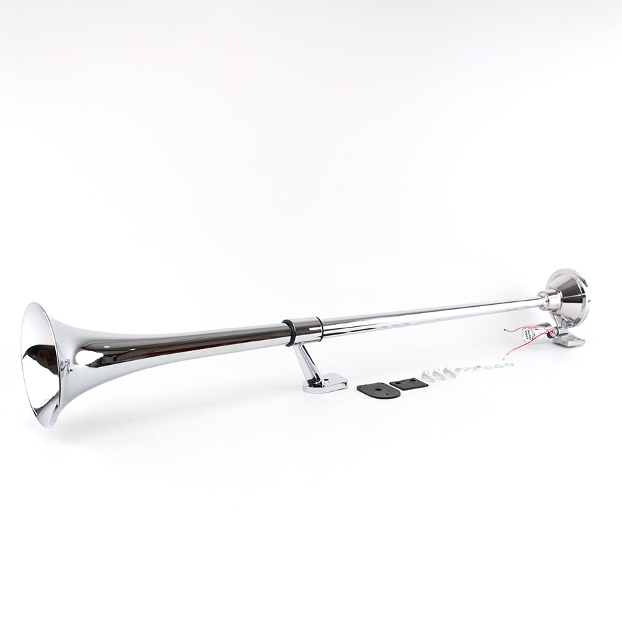 Kèn SInh Hơi 1 Loa Dài 64CM -74CM-100CM 12V/24V VIAIR VI-A20, Còi Hơi Xe Tải