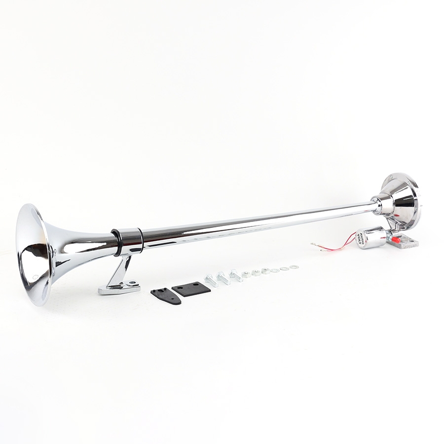 Kèn SInh Hơi 1 Loa Dài 64CM -74CM-100CM 12V/24V VIAIR VI-A20, Còi Hơi Xe Tải