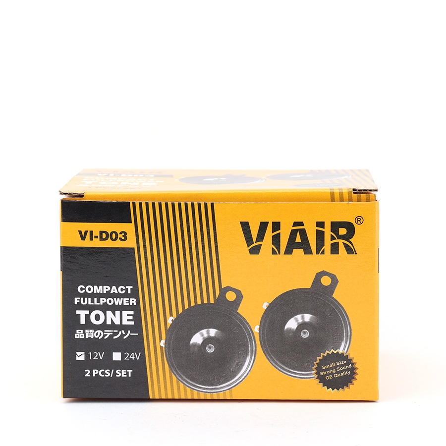 Kèn Đĩa 12V/24V VIAIR VI-D03 Dành Cho Xe Máy, Ô Tô, Xe Tải, Xe Khách