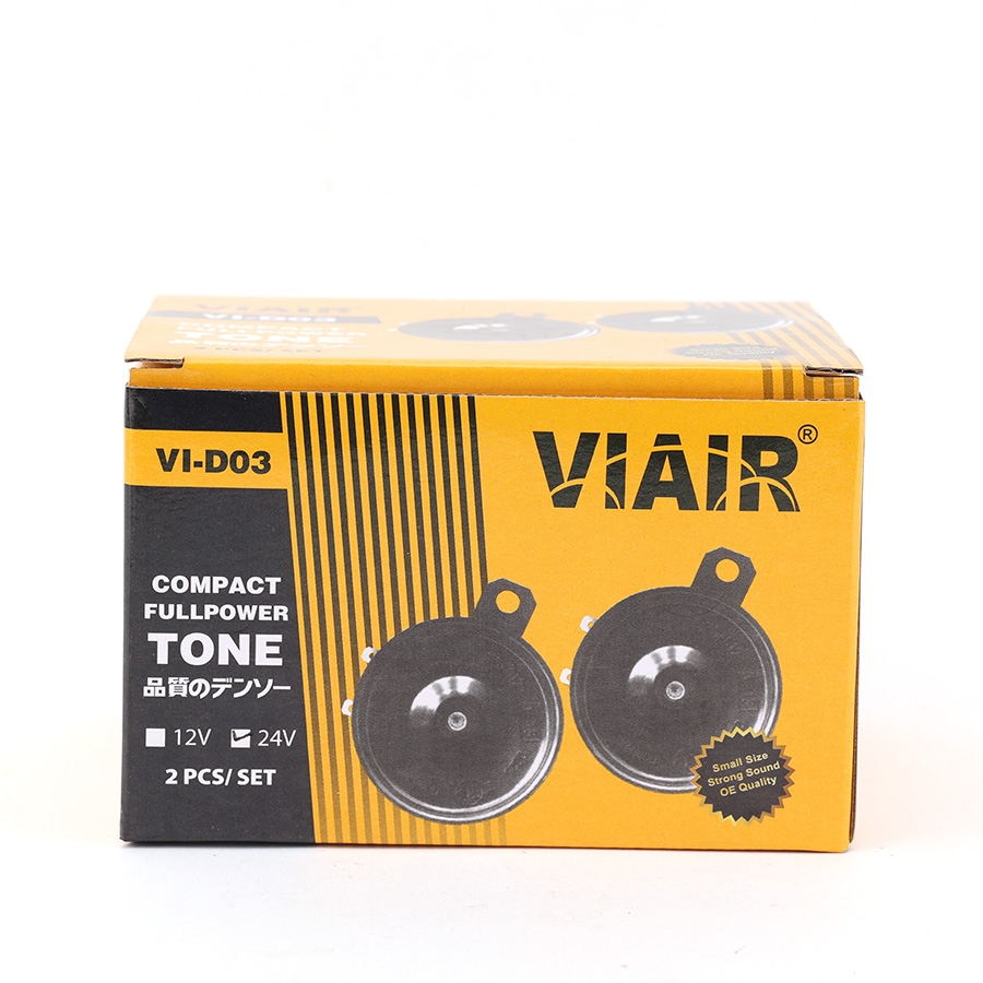 Kèn Đĩa 12V/24V VIAIR VI-D03 Dành Cho Xe Máy, Ô Tô, Xe Tải, Xe Khách