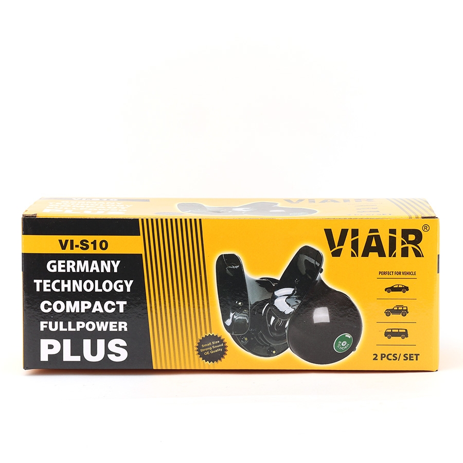Kèn Sên (Còi Ốc) Đại 12V/24V VIAIR VI-S10 MITSUBA 110dB Còi Sên Xe Tải, Ô Tô