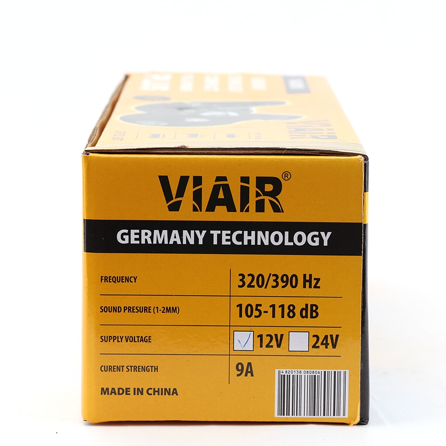 Kèn Sên (Còi Ốc) Đại 12V/24V VIAIR VI-S10 MITSUBA 110dB Còi Sên Xe Tải, Ô Tô