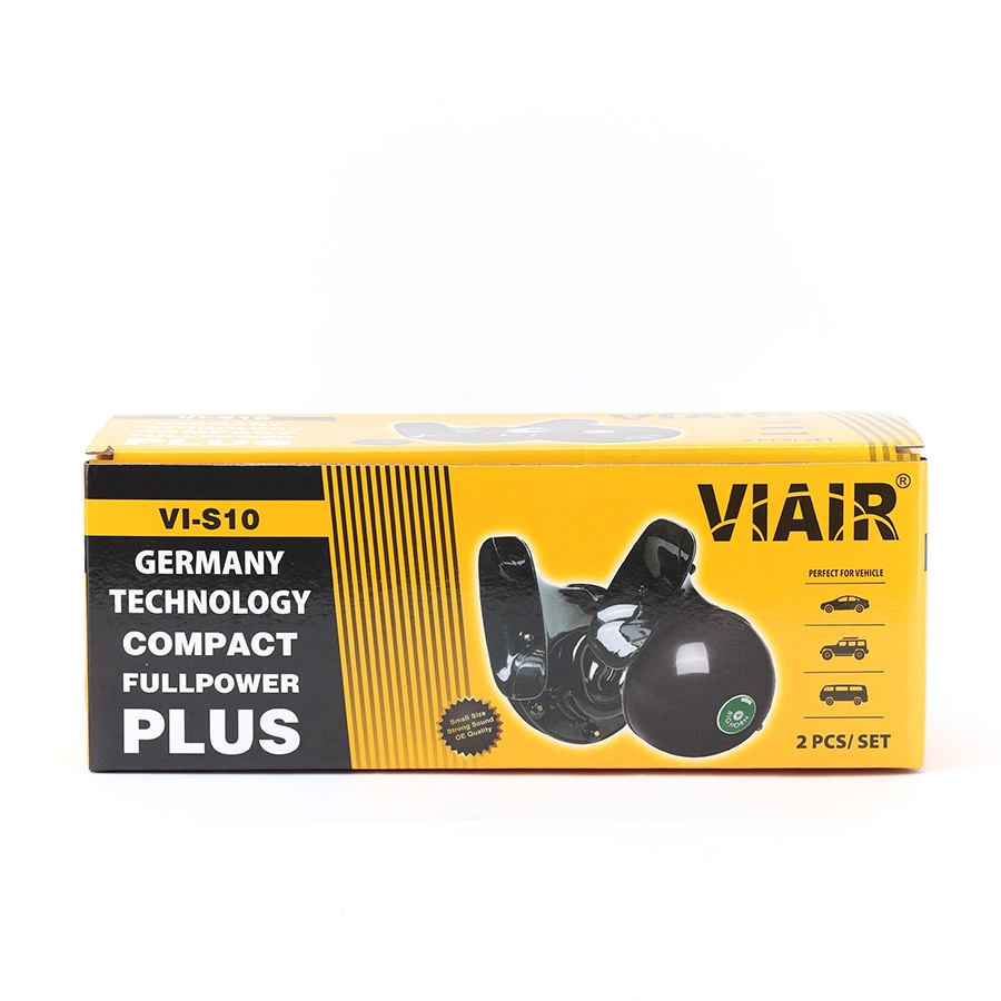 Kèn Sên (Còi Ốc) Đại 12V/24V VIAIR VI-S10 MITSUBA 110dB Còi Sên Xe Tải, Ô Tô