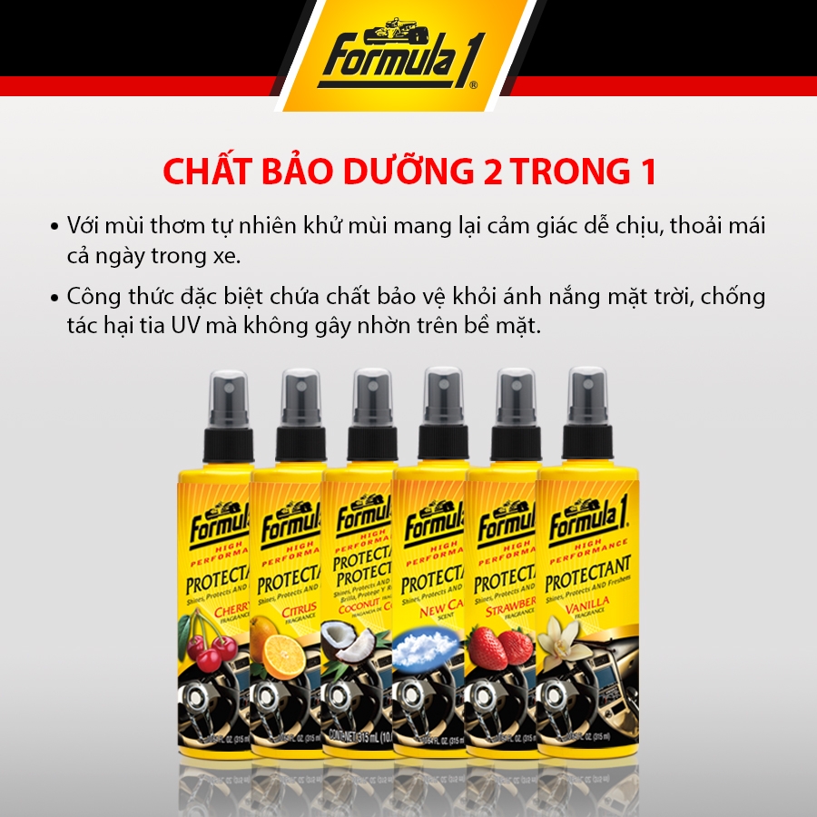 Chất Bảo Dưỡng 2 Trong 1 Hương Dừa FORMULA 1 613710 315ml - Nhập Khẩu Chính Hãng